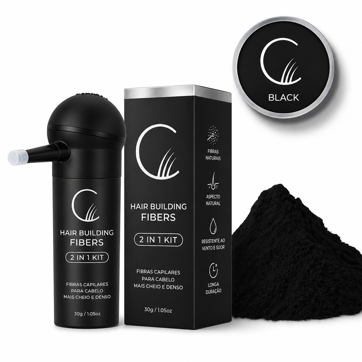 CoverUp Hair Fibers – Fuller Hair in Seconds