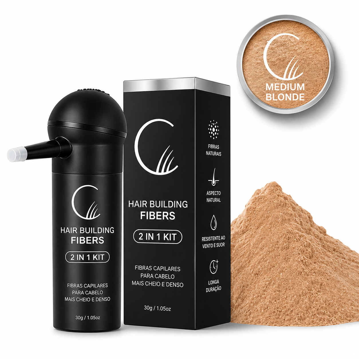 CoverUp Hair Fibers – Fuller Hair in Seconds