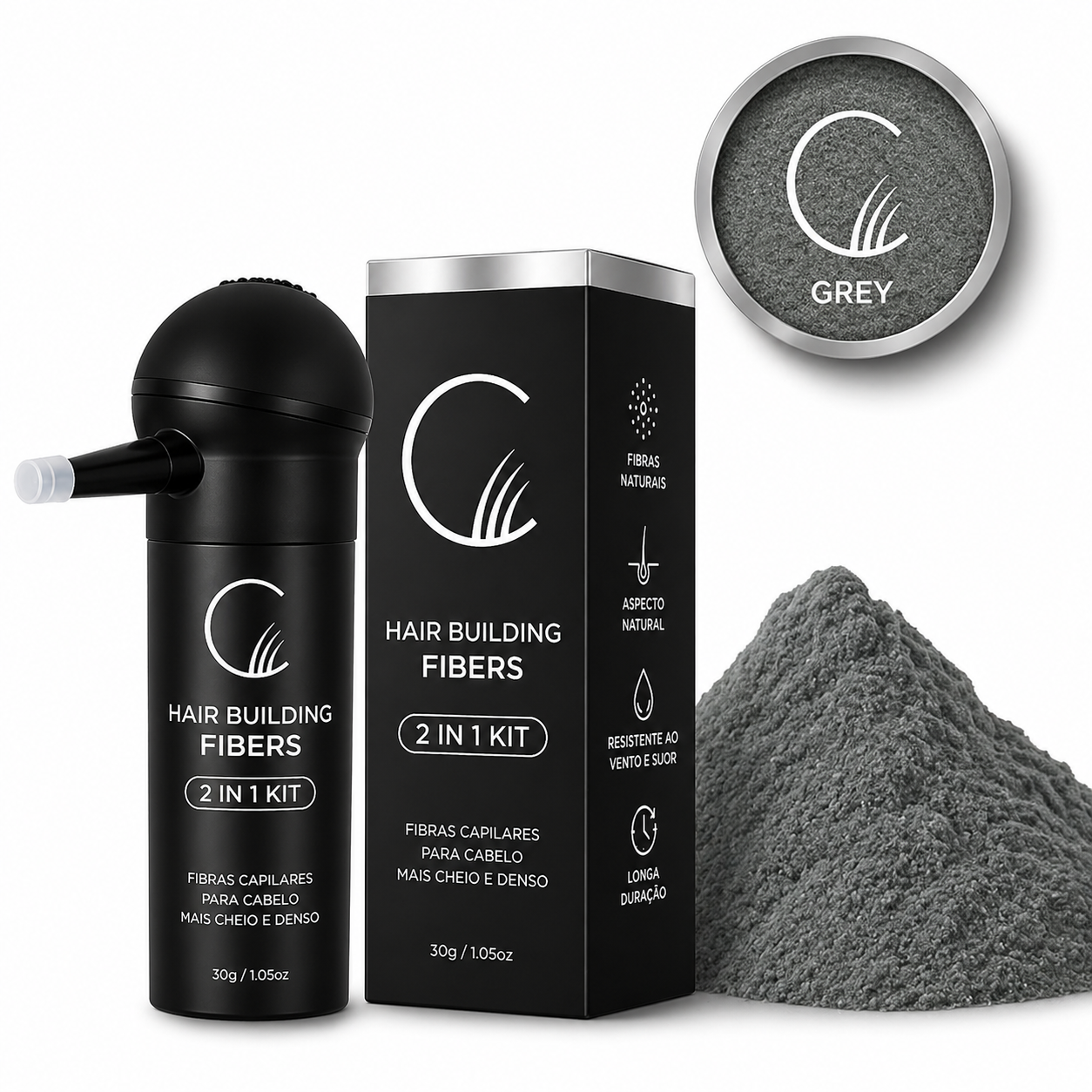 CoverUp Hair Fibers – Fuller Hair in Seconds